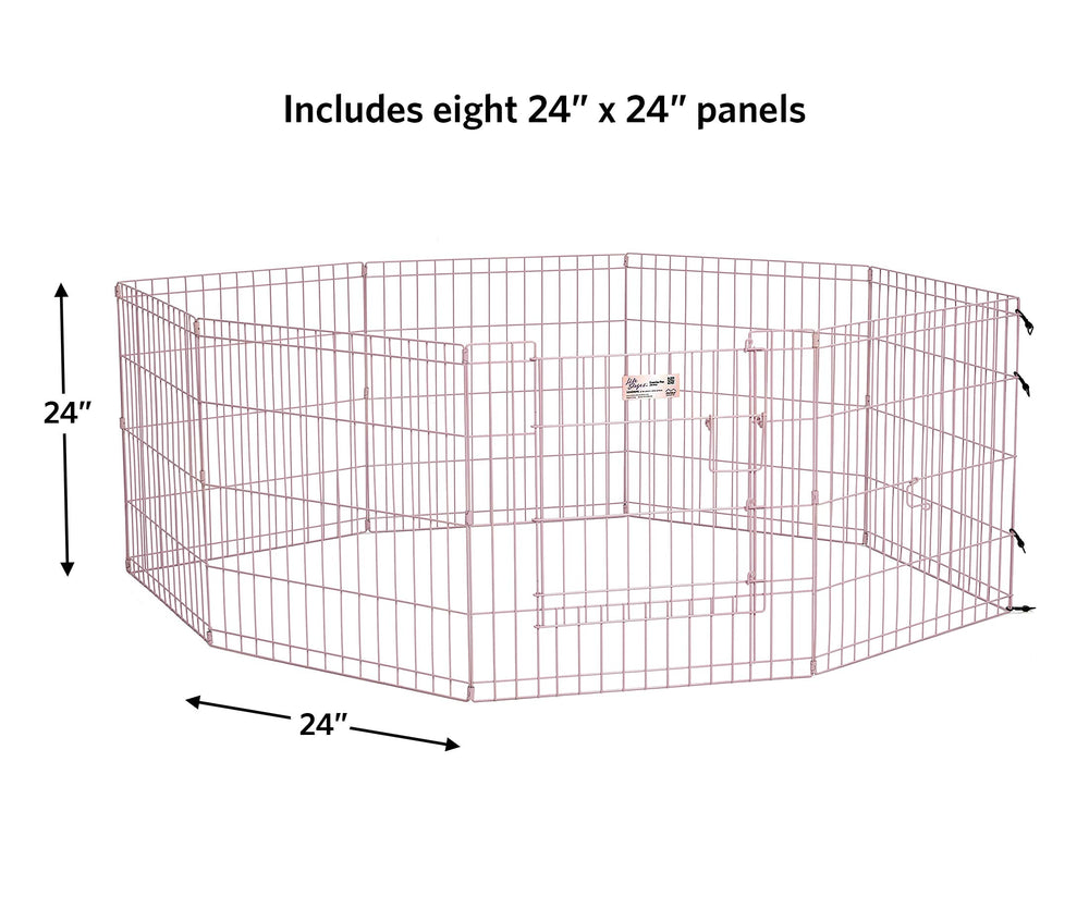 MidWest Enclos 24 pouces – connecteurs rapides et panneaux modulables pour configuration flexible.