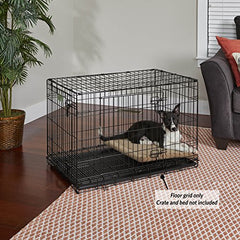 MidWest grille acier revetu vinyle durable protege les pattes et prolonge la propreté.