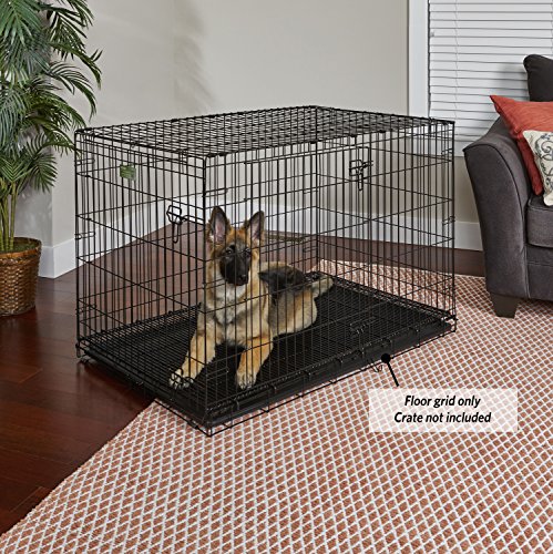 MidWest Grille plancher caisse chien elevée – compatible avec grands modèles MidWest.