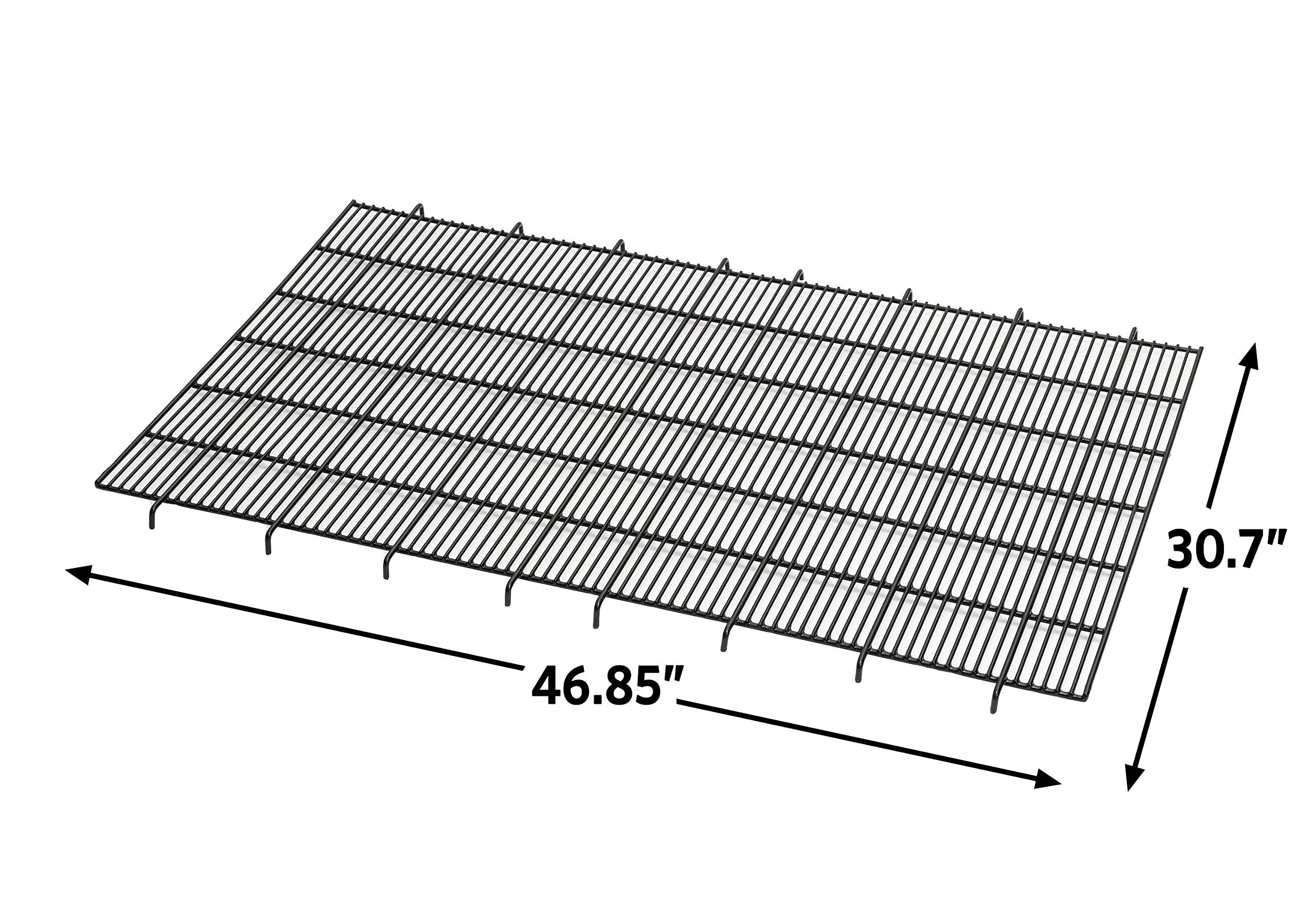 MidWest Grille plancher caisse chien elevée – espacement de 1/2 pouce pour confort.