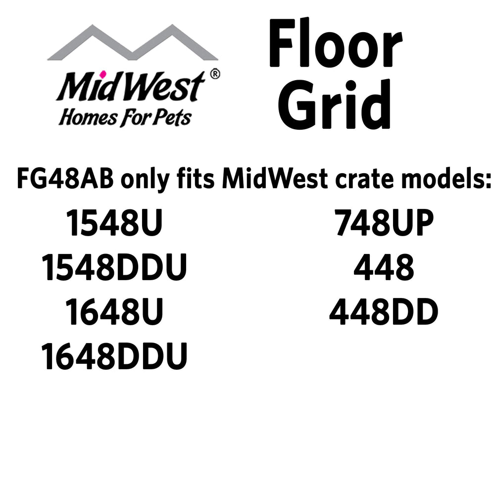 MidWest Grille plancher caisse chien elevée – solution pratique pour l’espace du chien.