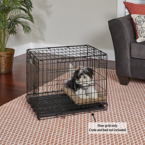 Grille en vinyle MidWest pour cage, protection des pattes et nettoyage facilité.