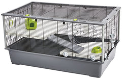MidWest Homes for Pets Hamster Nation habitat jumbo, espace au sol généreux pour exploration.