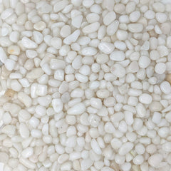 Midwest Hearth galets blancs polis 3/8 po pour petits projets décoratifs