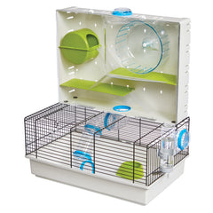 MidWest Homes for Pets Arcade Hamster : maison arcade lumineuse avec espace multi-niveaux.