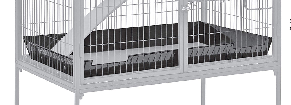 Barrie8re infe9rieure universelle pour cages MidWest Homes for Pets, réduction des de9bris et entretien simplifie9.