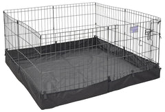 MidWest Homes for Pets – base-tissu-pvc carré, facile à nettoyer et stable.