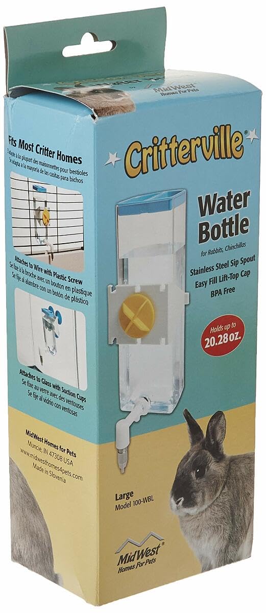 Compatibilité avec cages MidWest pour facilité hydratation.