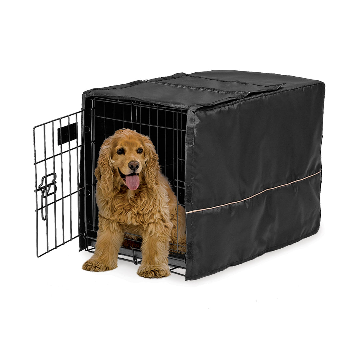 MidWest Homes for Pets: couverture caisse chien 30-pouces favorise intimité et calme.