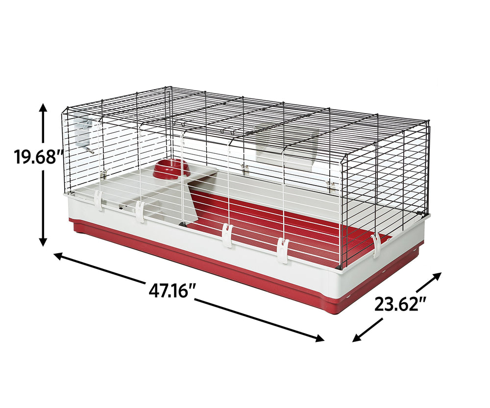 Midwest Homes for Pets Deluxe cage xl – toit et porte facilitant l’accès quotidien.