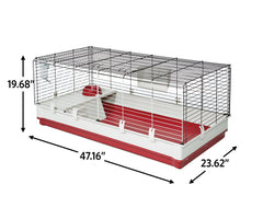 Midwest Homes for Pets Deluxe cage xl – toit et porte facilitant l’accès quotidien.