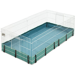 Habitat Cobaye MidWest avec fond PVC lavable pour un entretien facile