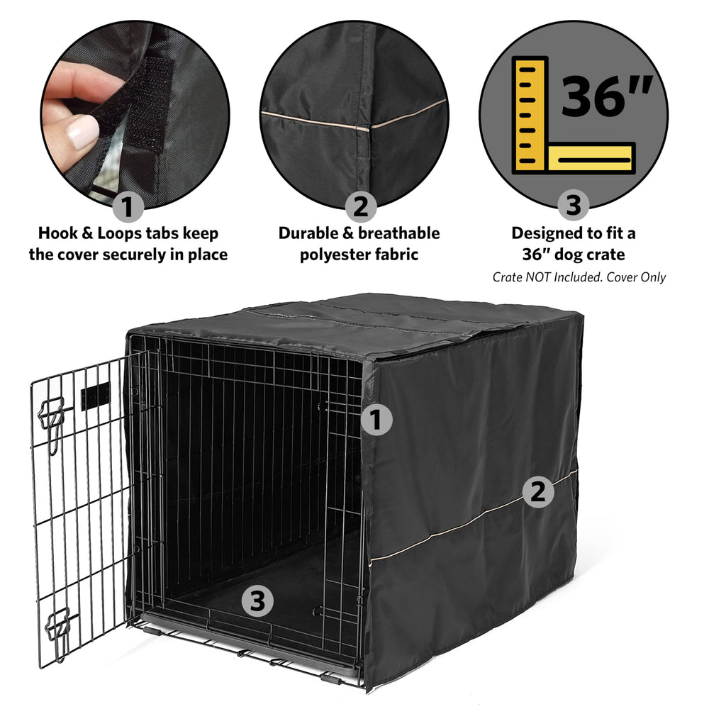 Housse MidWest avec ventilation réglable et visibilité ajustable dans la cage.