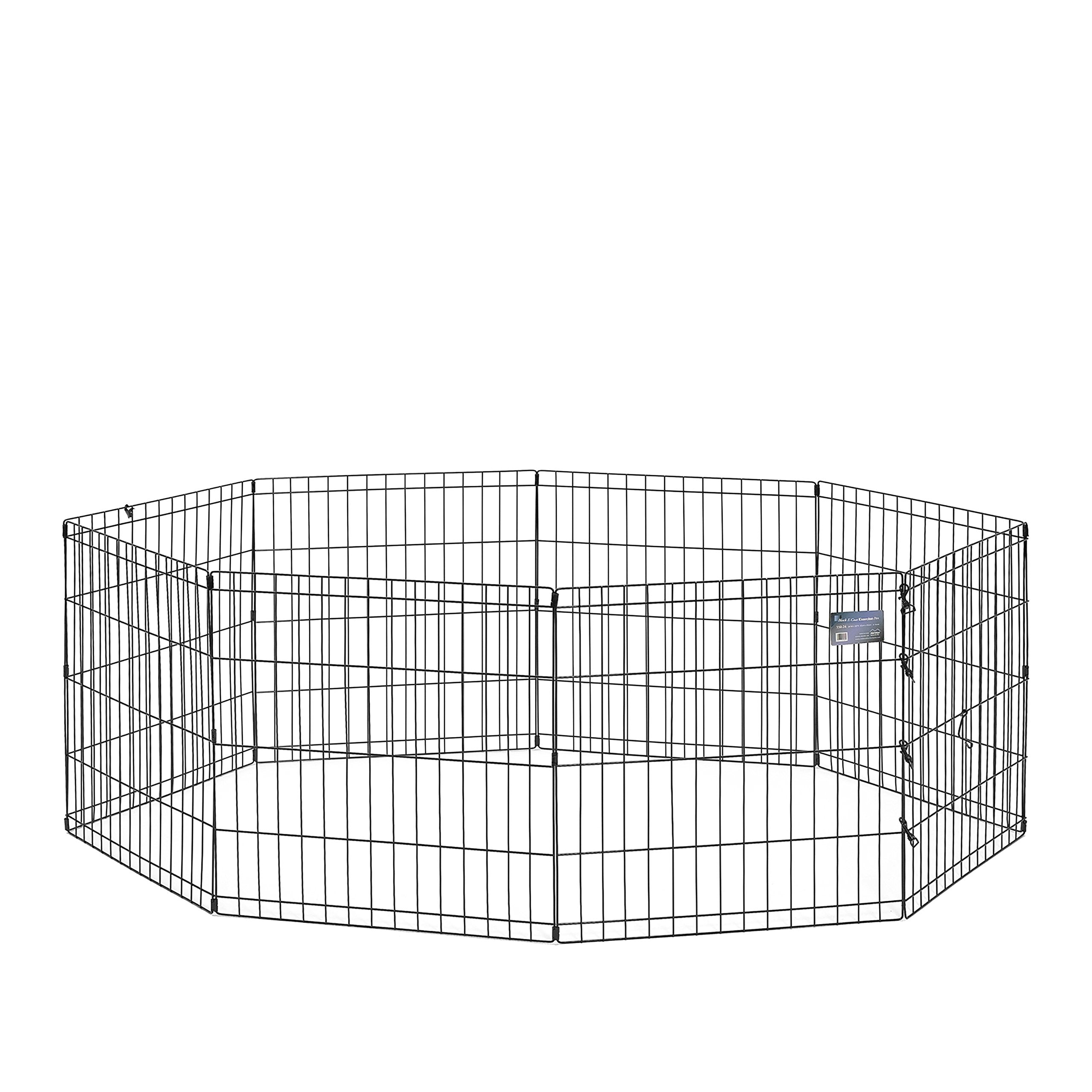 Parc d’exercice MidWest 24 pouces – espace de jeu sécurisé pour chiens petits.