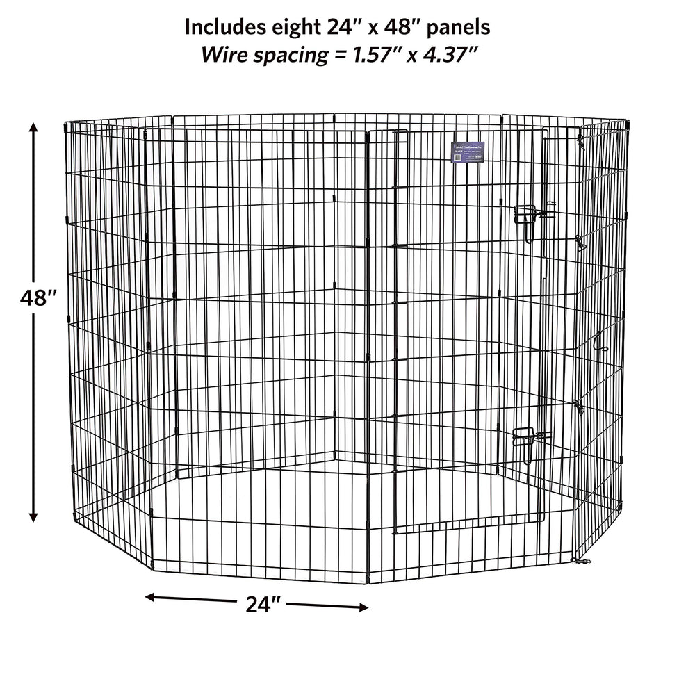 MidWest Homes for Pets – configuration polyvalente comme enclos autonome ou porte délimitant des zones.