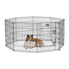 MidWest Homes for Pets enclos d'exercice 30 pouces: panneaux connectés pour espace de jeu sûr