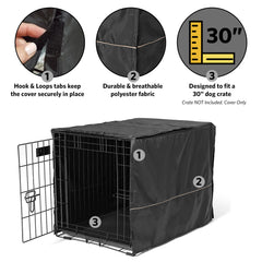 MidWest Homes for Pets: polyester 100% léger et respirant pour une couverture durable.