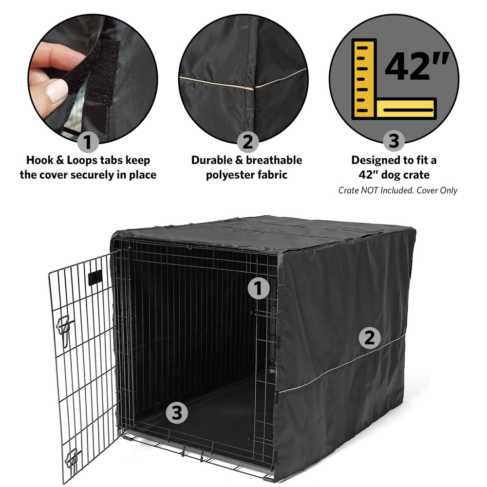 Accès porte flexible sur housse MidWest, ventilation et interaction contrôlées.