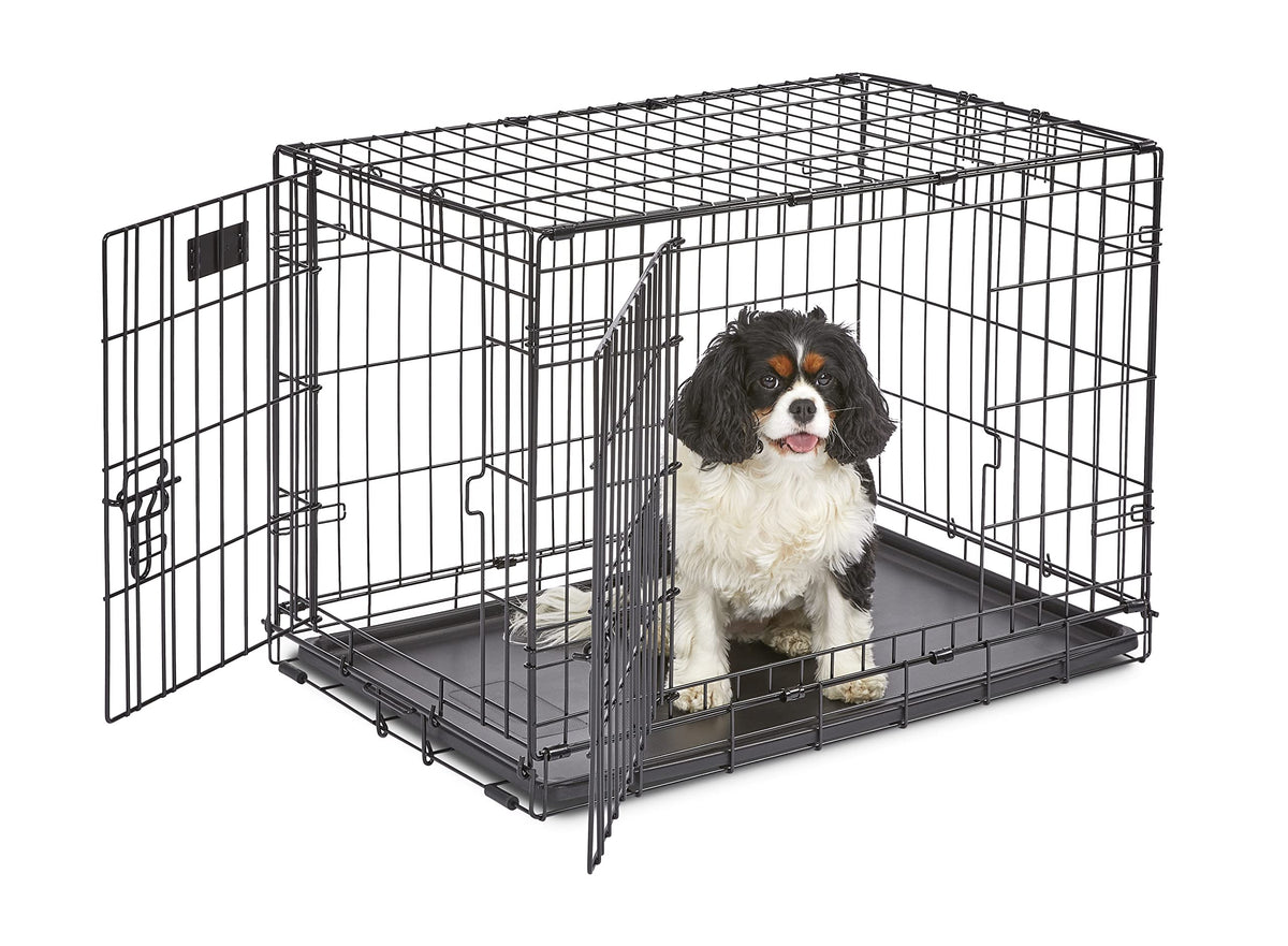 MidWest iCrate 30po, double portes, extérieur sûr pour voyager avec chien