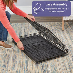 MidWest iCrate – poignee-de-portage pour transporter facilement la cage lors des déplacements.