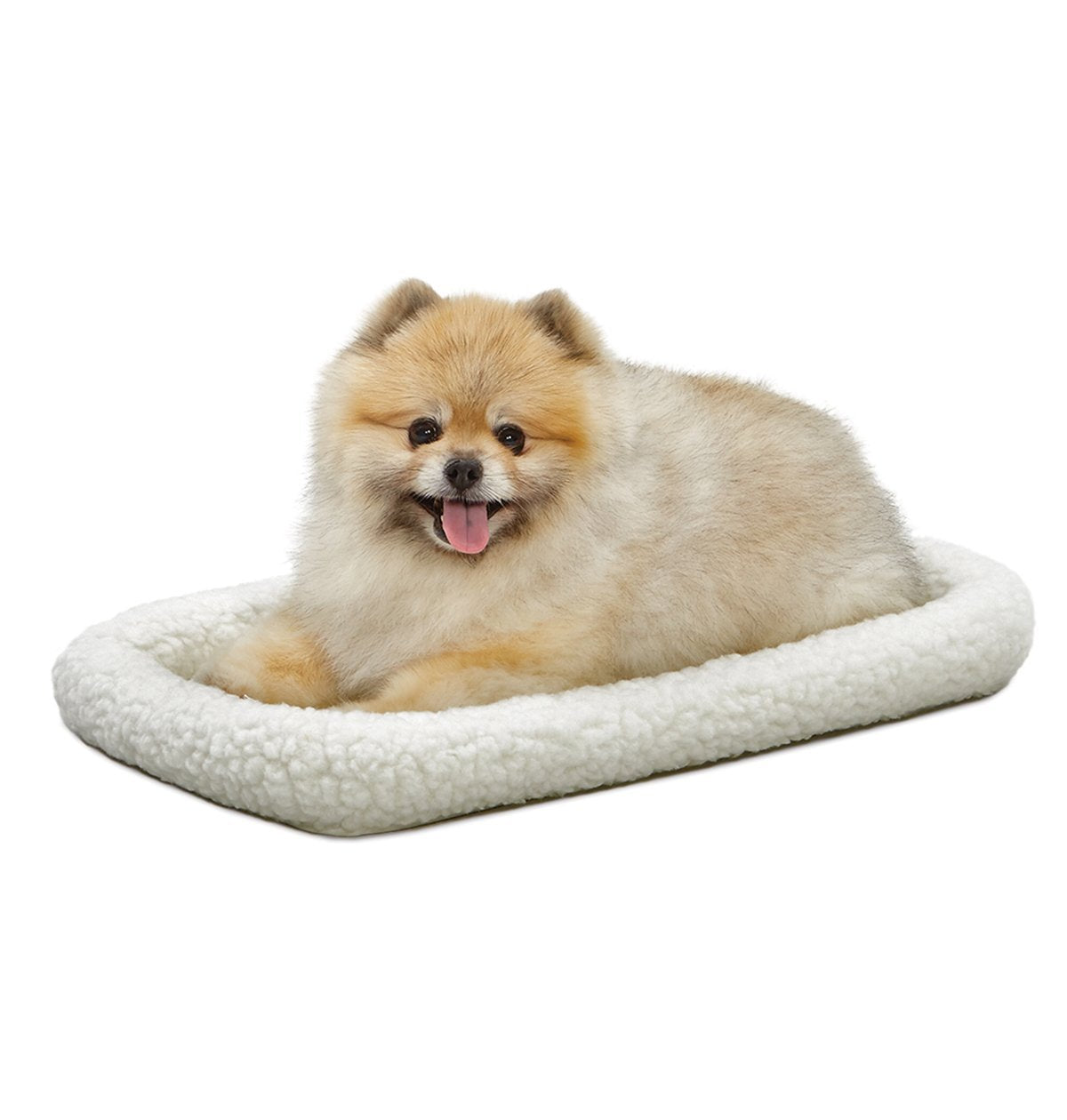 QuietTime XS avec bolster blanc offrant un repos confortable.