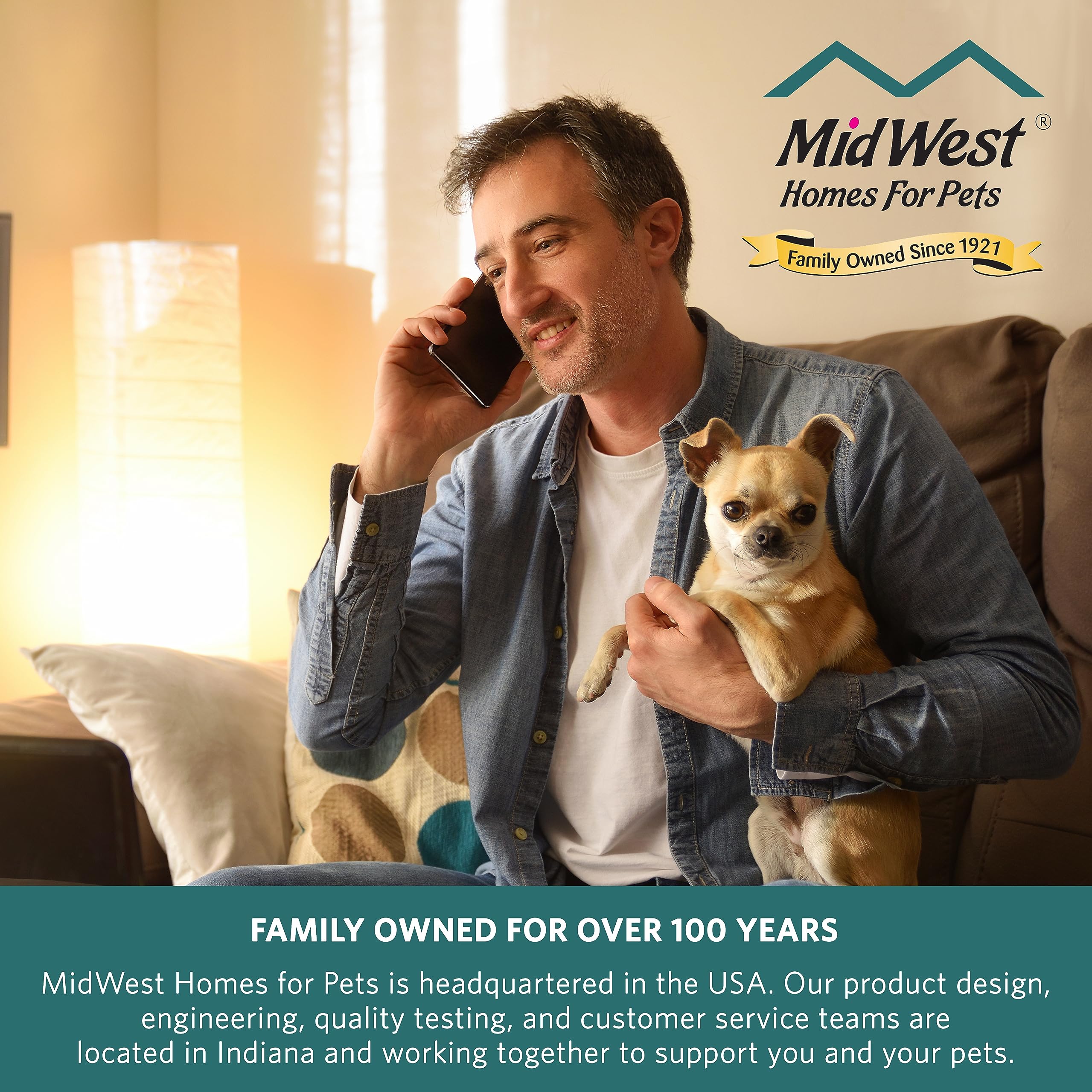 MidWest QuietTime XXS — utilisable en caisse ou comme lit autonome à domicile.