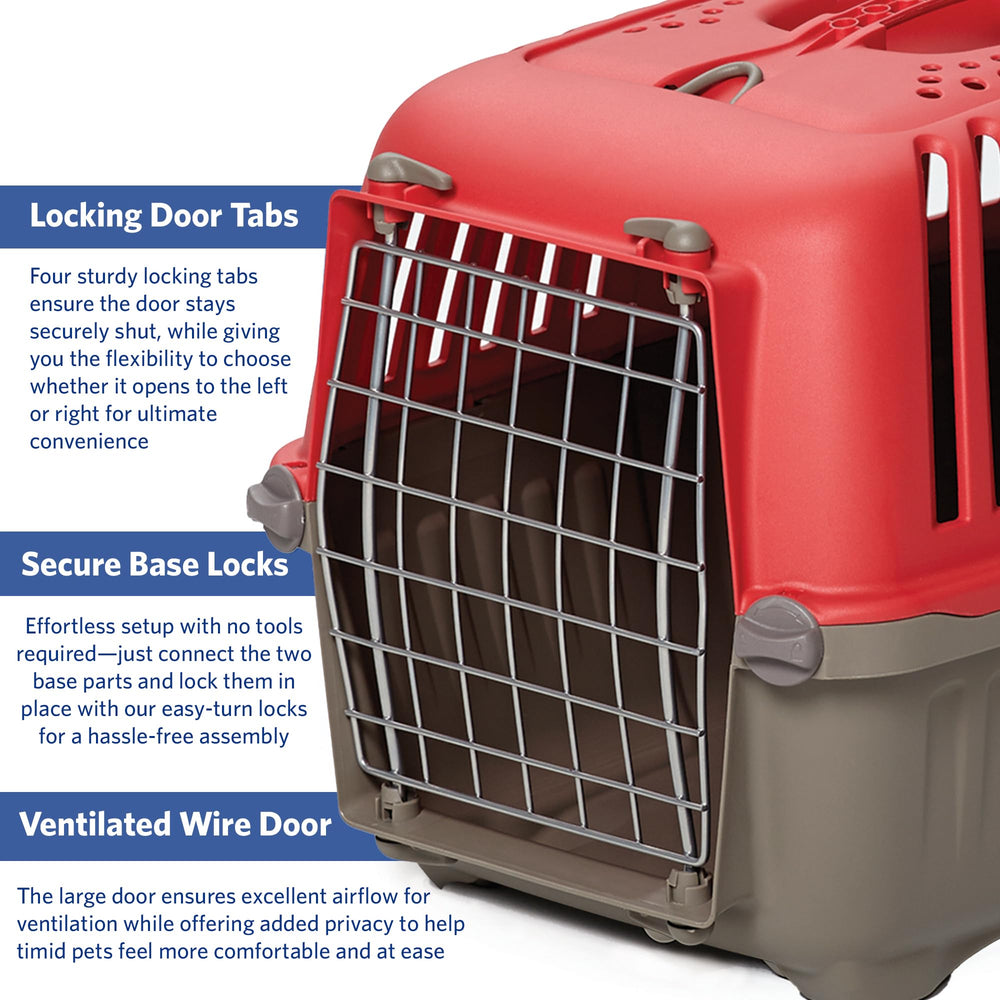 MidWest Spree Carrier intérieur compact, espace cosy pour petits animaux.