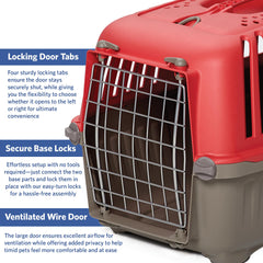 MidWest Spree Carrier intérieur compact, espace cosy pour petits animaux.