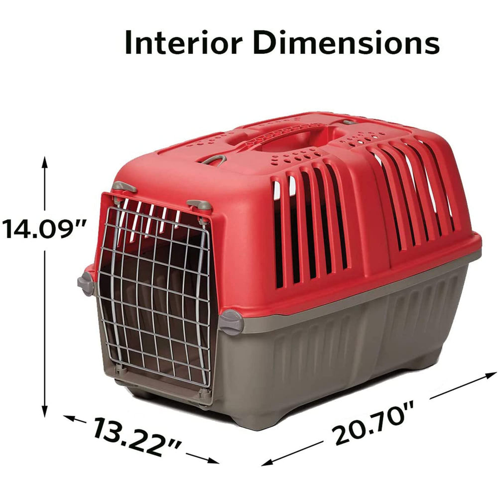 Poignée intégrée pour transporter facilement votre Spree rouge.