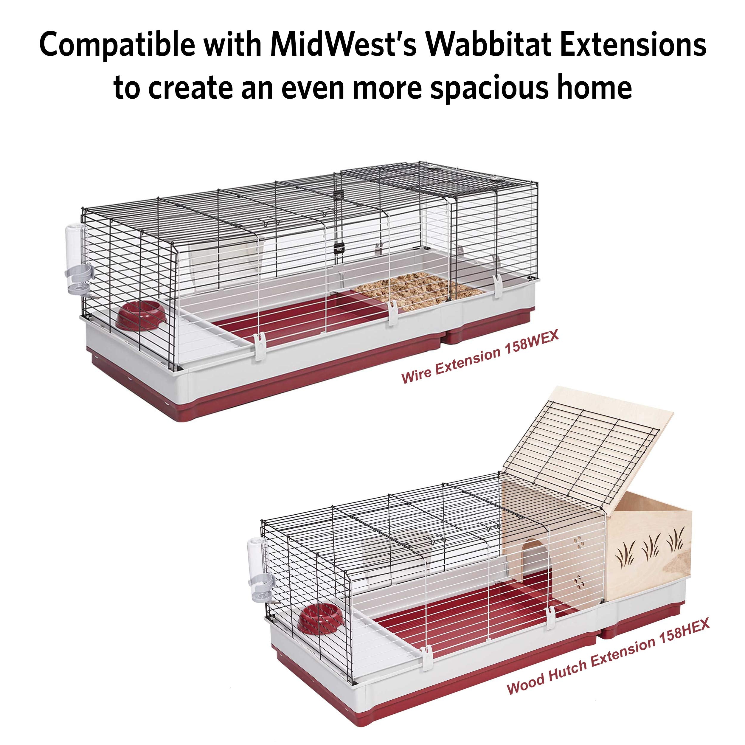 MidWest Wabbitat Deluxe, assemblage-sans-outils simplifie l’installation dans tout foyer.