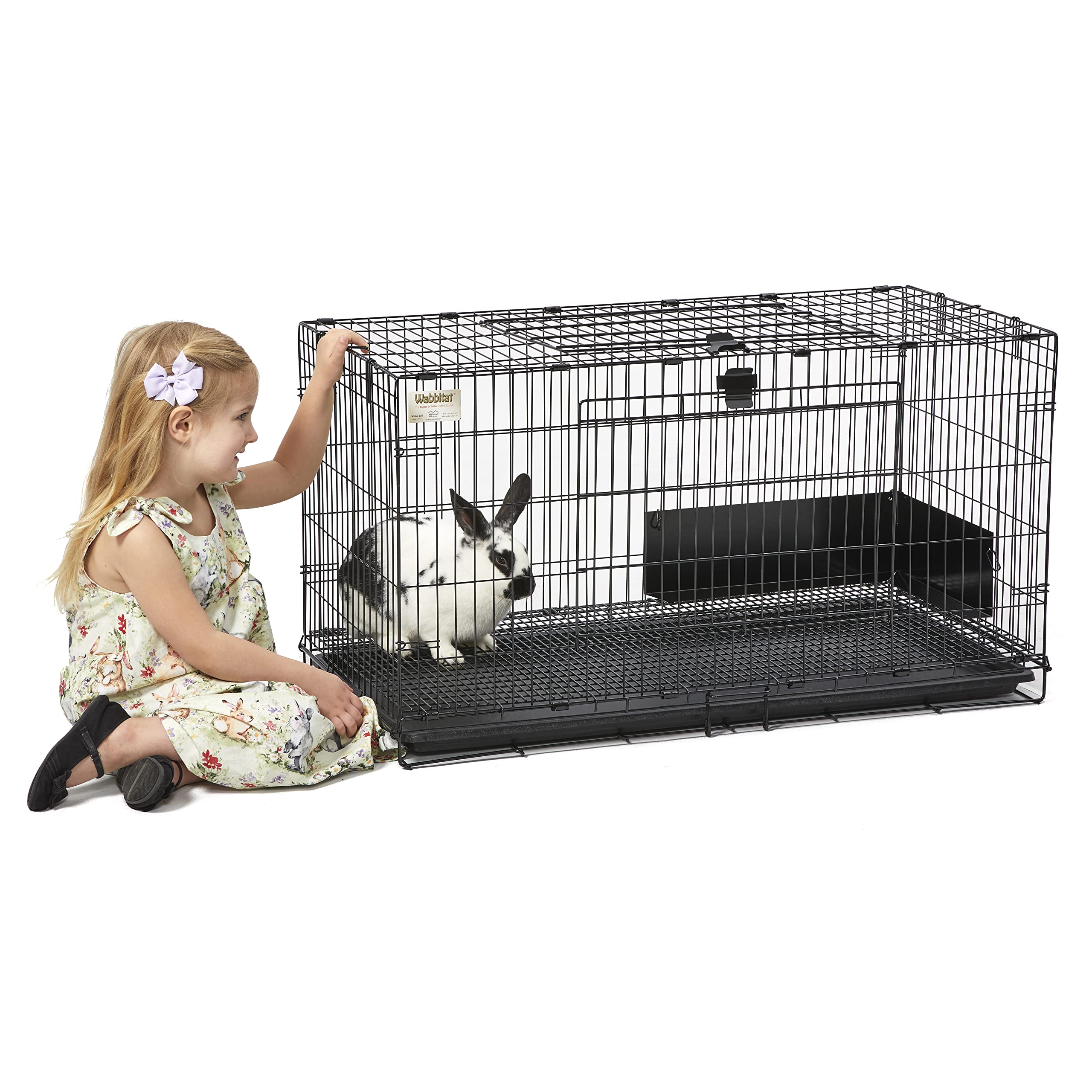 MidWest Wabbitat – dimensions 37 po x 19 po x 20 po, espace adapté.