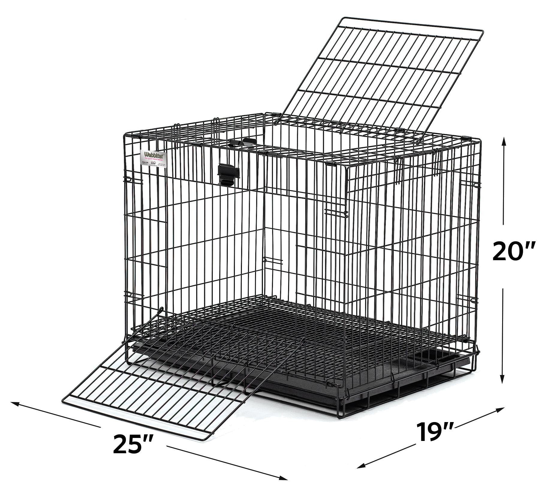 MidWest Wabbitat : espace de vie confortable pour lapin, mouvements libres et détente.