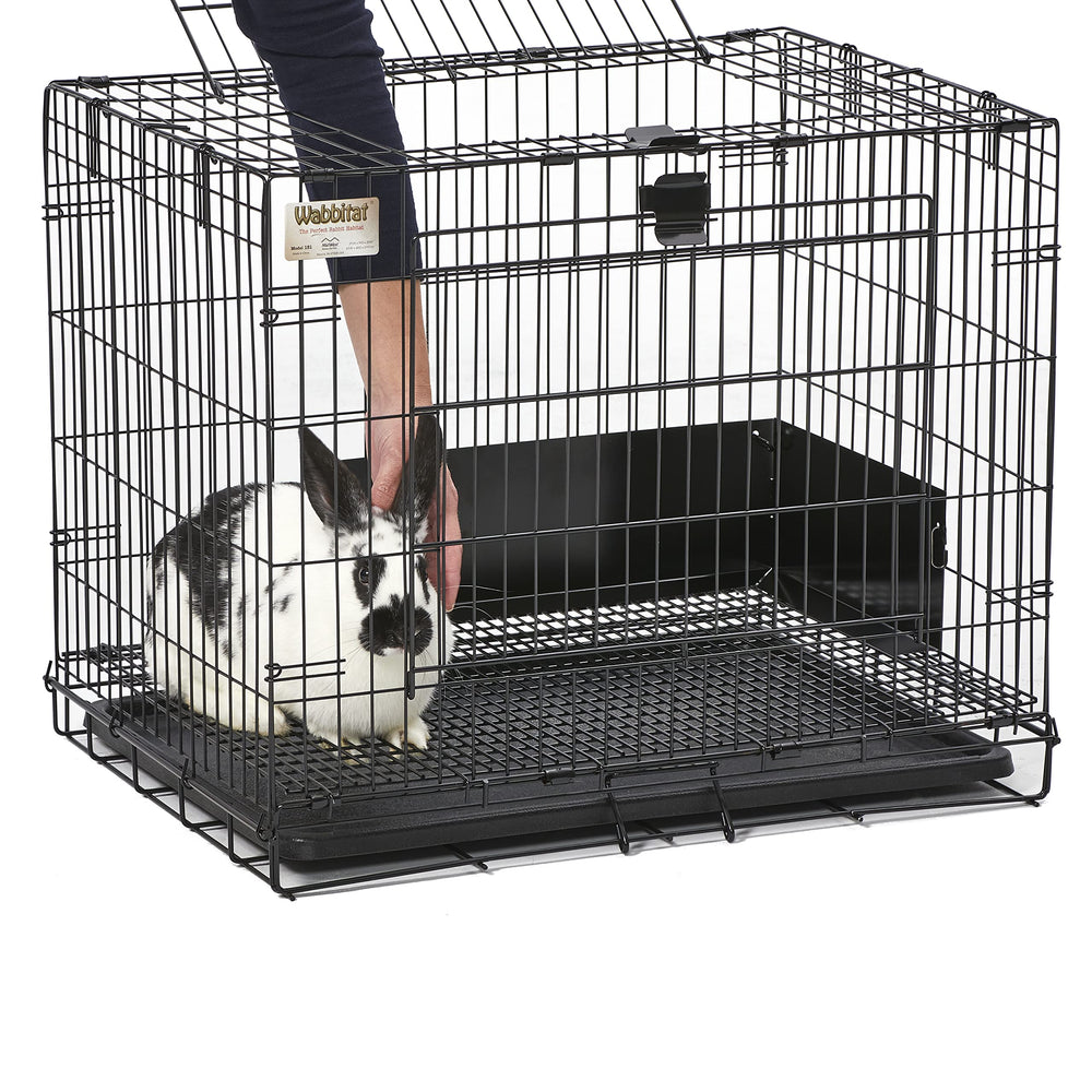 MidWest Wabbitat : finition noir e-Coat durable résiste au brossage.