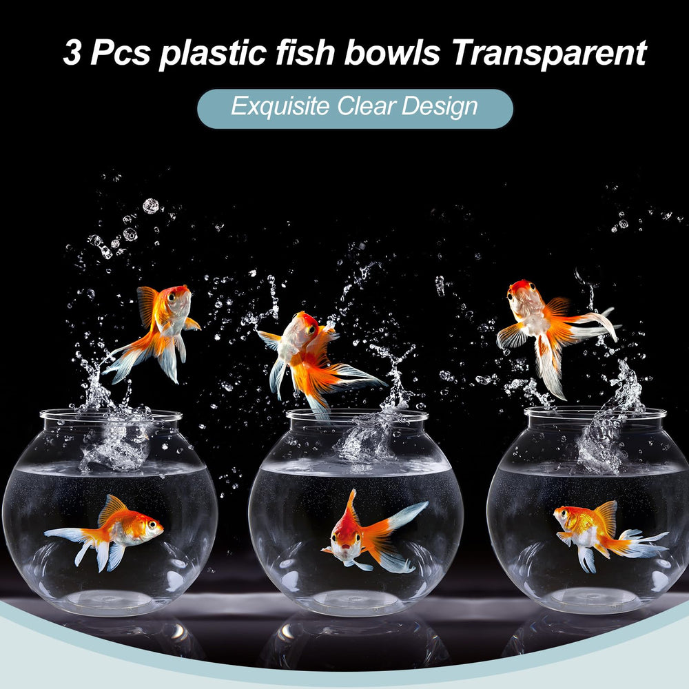 Bocal poisson transparent Mifoci, léger et facile à déplacer.