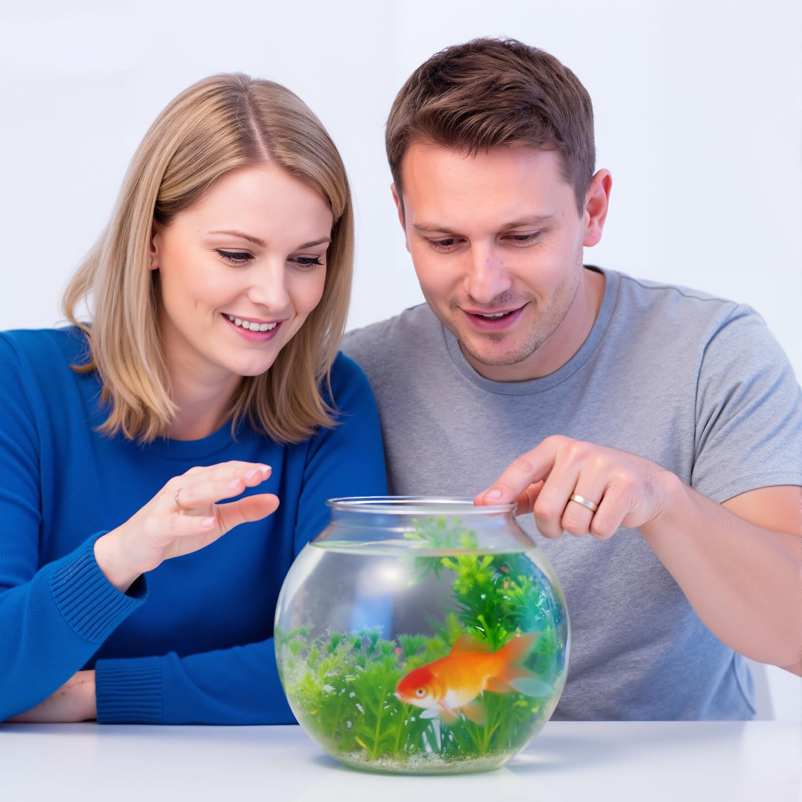 Bocal poisson transparent Mifoci, incassable et sûr pour vos poissons.
