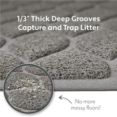 Mighty Monkey grilles profondes capture litiere et evite les traces.