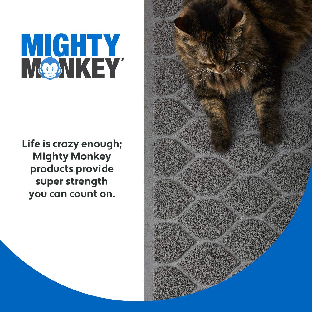 Tapis Mighty Monkey base stable et adhérente évite le déplacement.