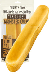 Bâton fromage yak Mighty Paw naturel, mastication longue durée pour chiens.