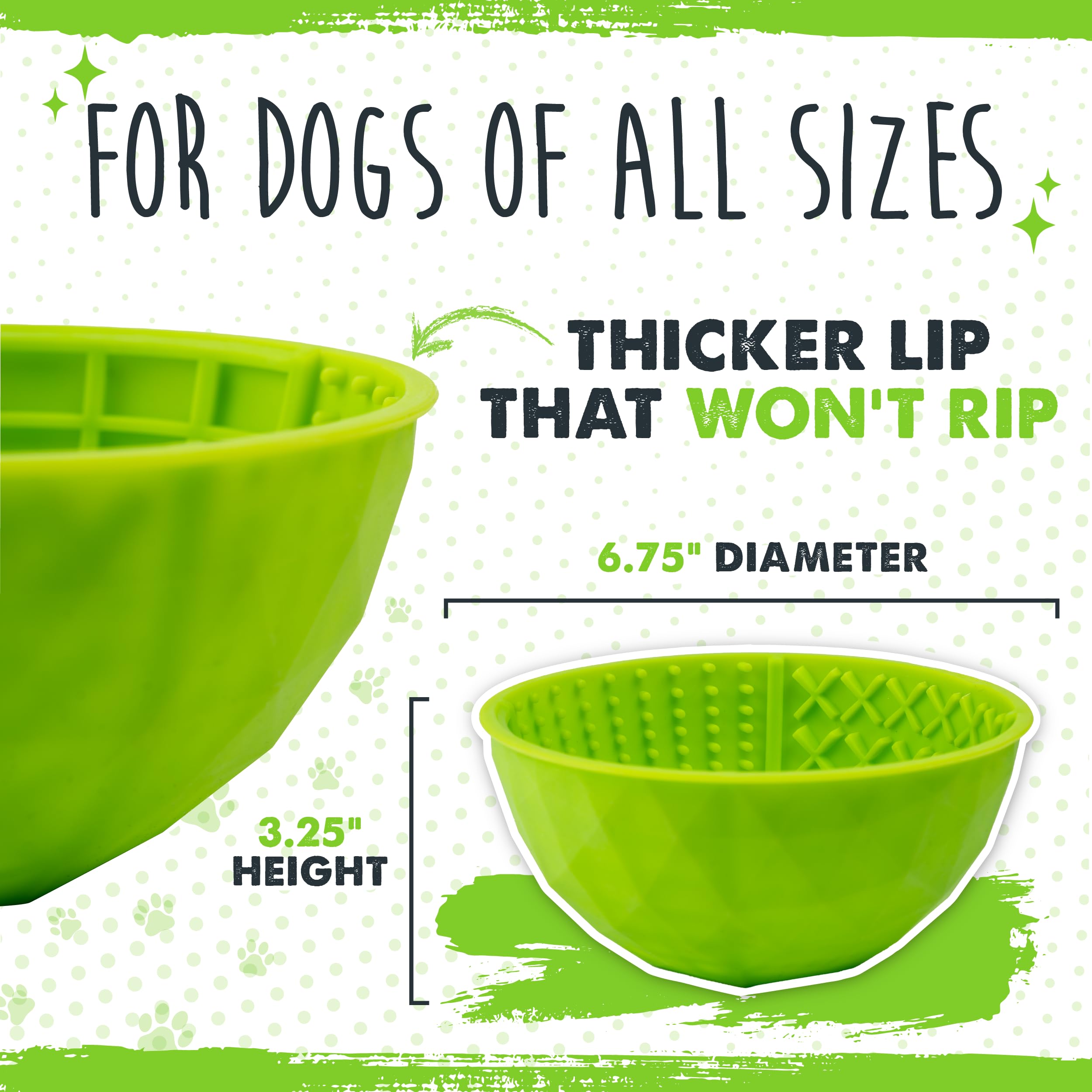 Lave-vaisselle compatible pour le bol lick Mighty Paw.