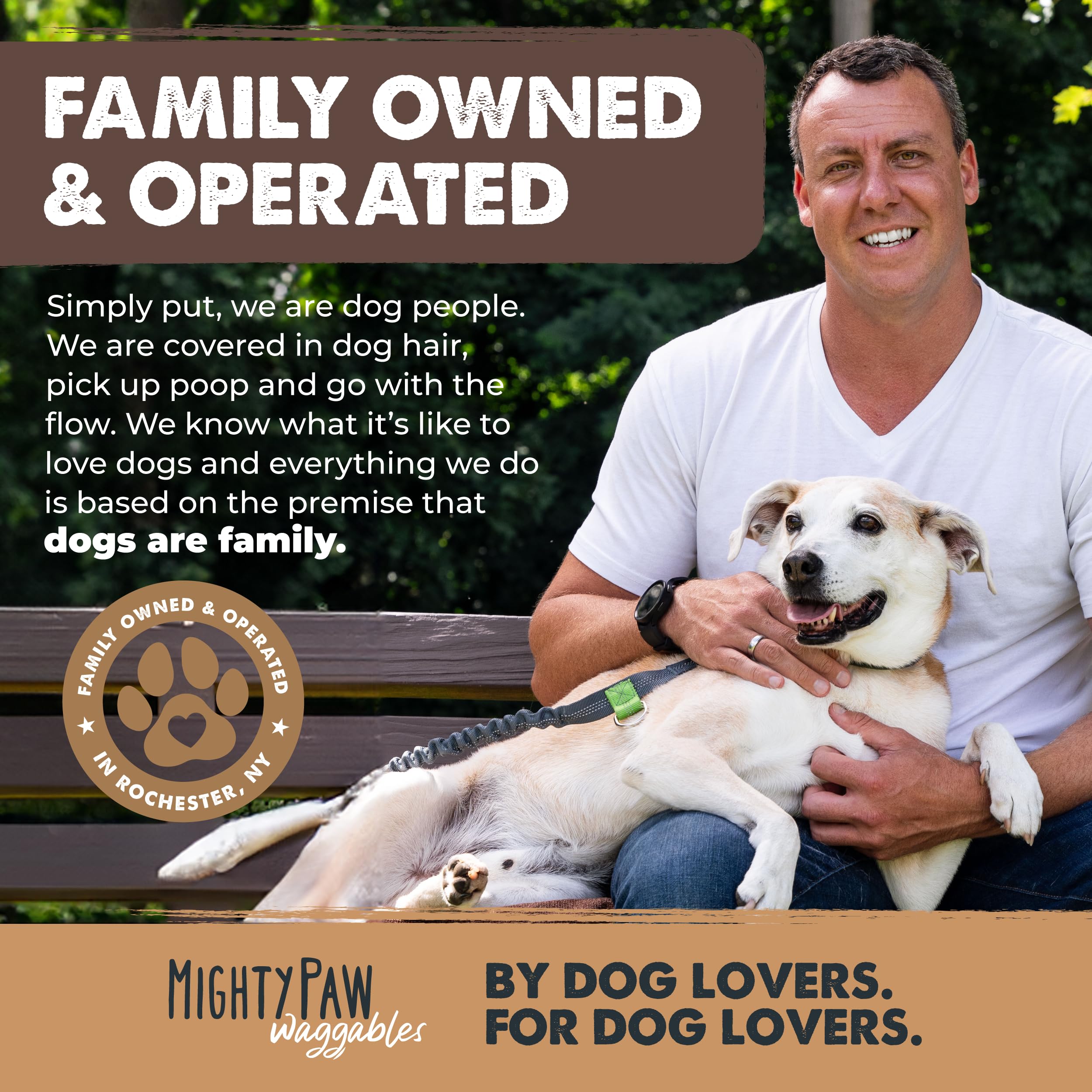 Mighty Paw Naturals Baton a Macher Boeuf Texture Ferme