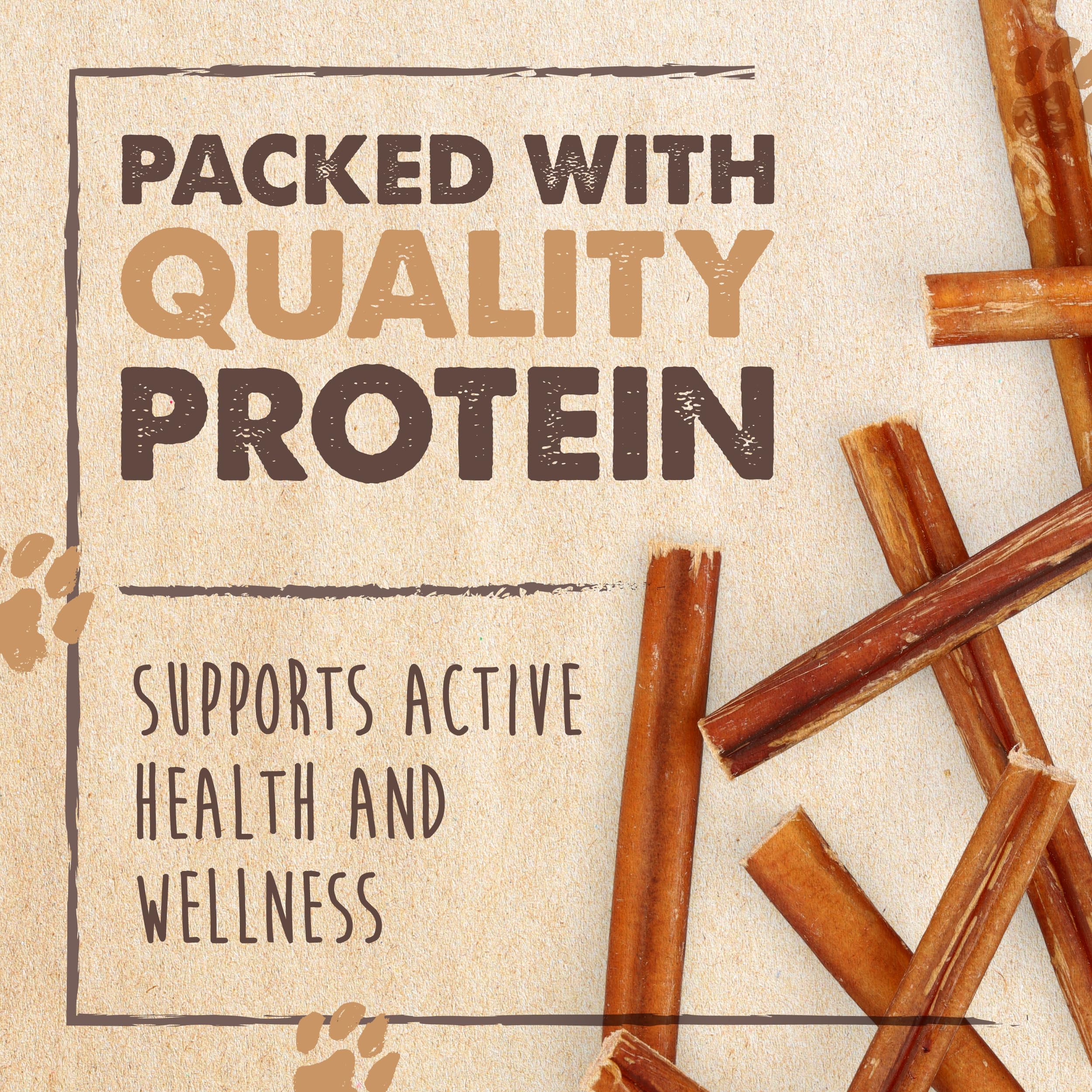 Mighty Paw Naturals Baton a Macher Boeuf Utilisation Quotidienne