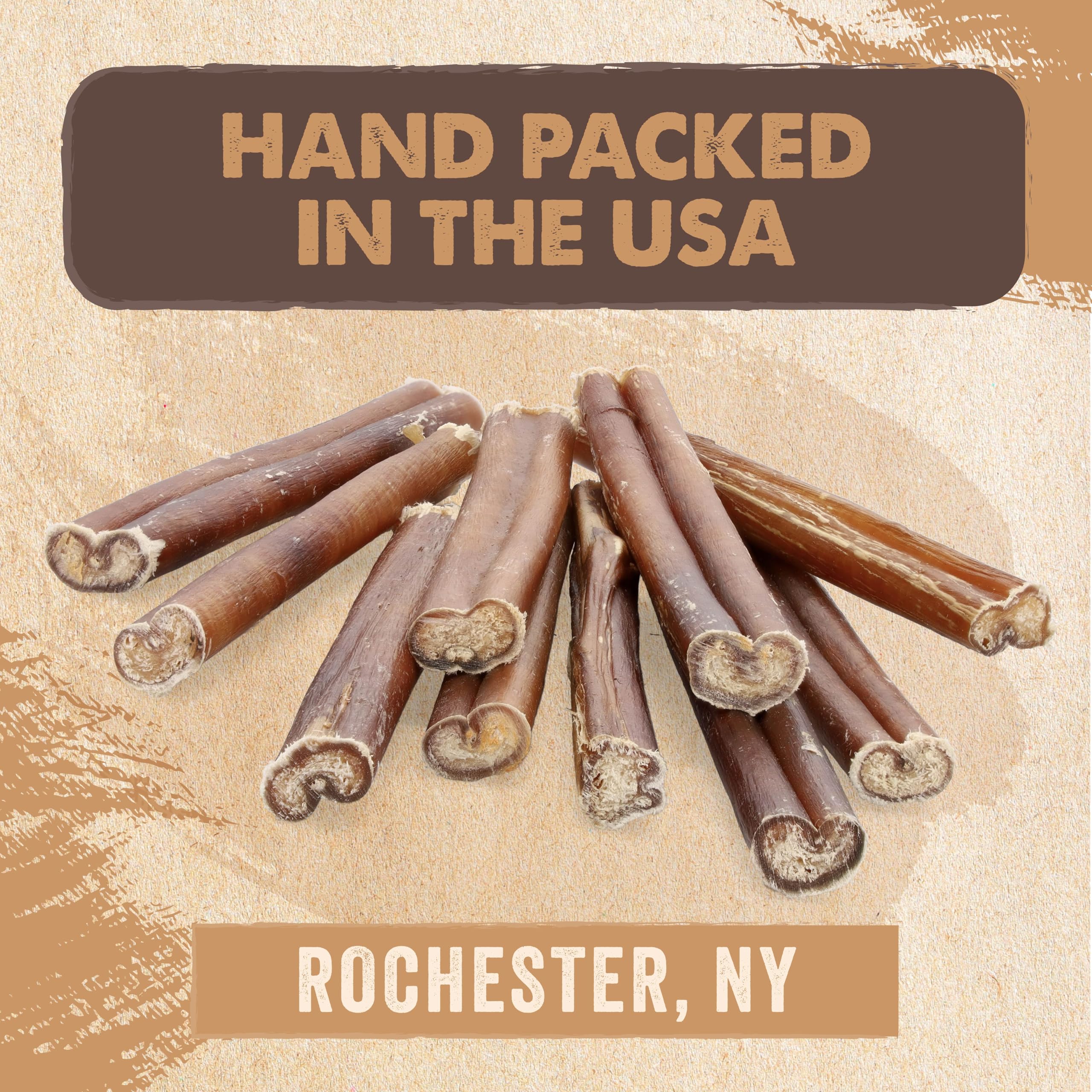 Mighty Paw Naturals Bully Sticks : lot de 5 pièces pratique pour les déplacements
