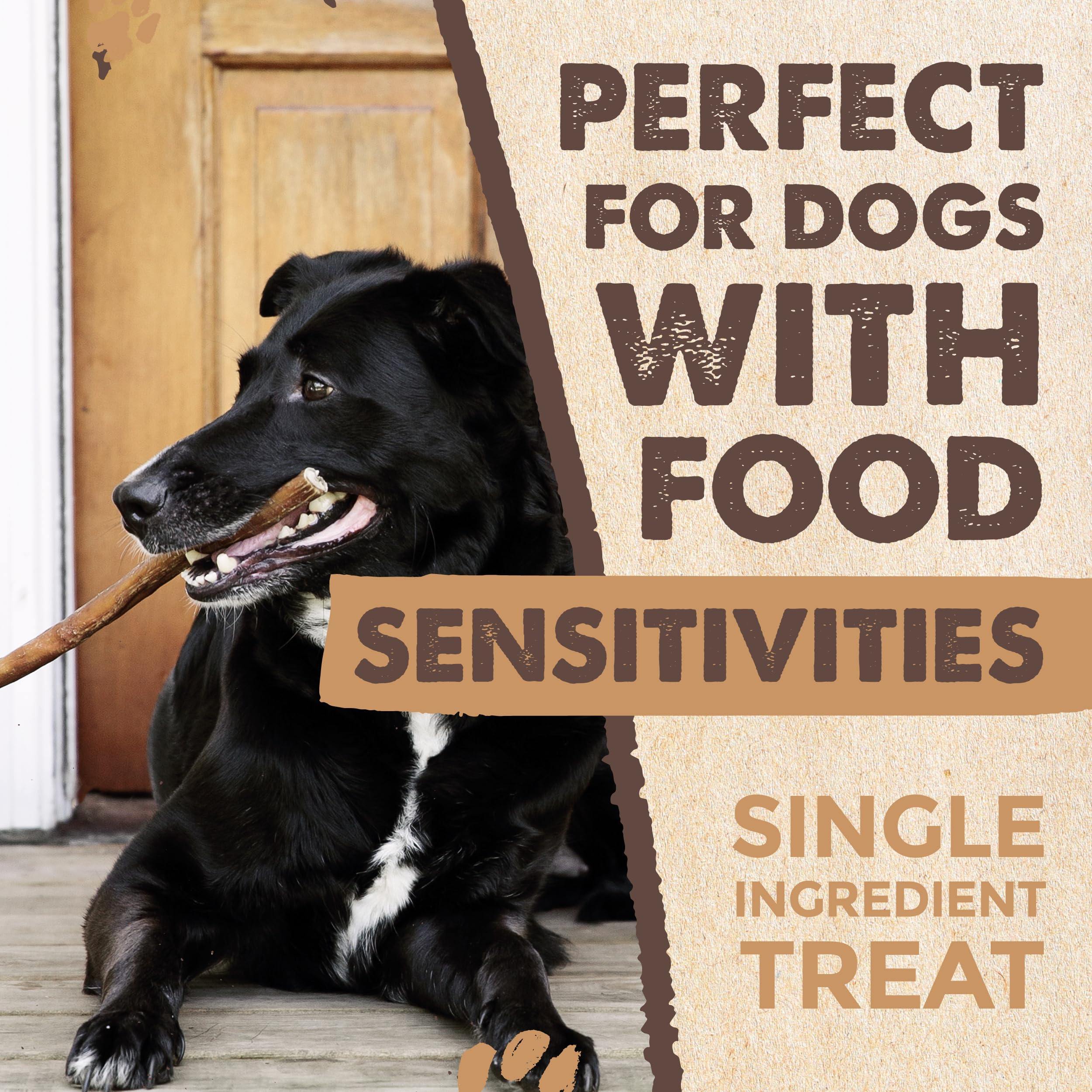 Mighty Paw Naturals Pack 25 Batons Boeuf Pratique