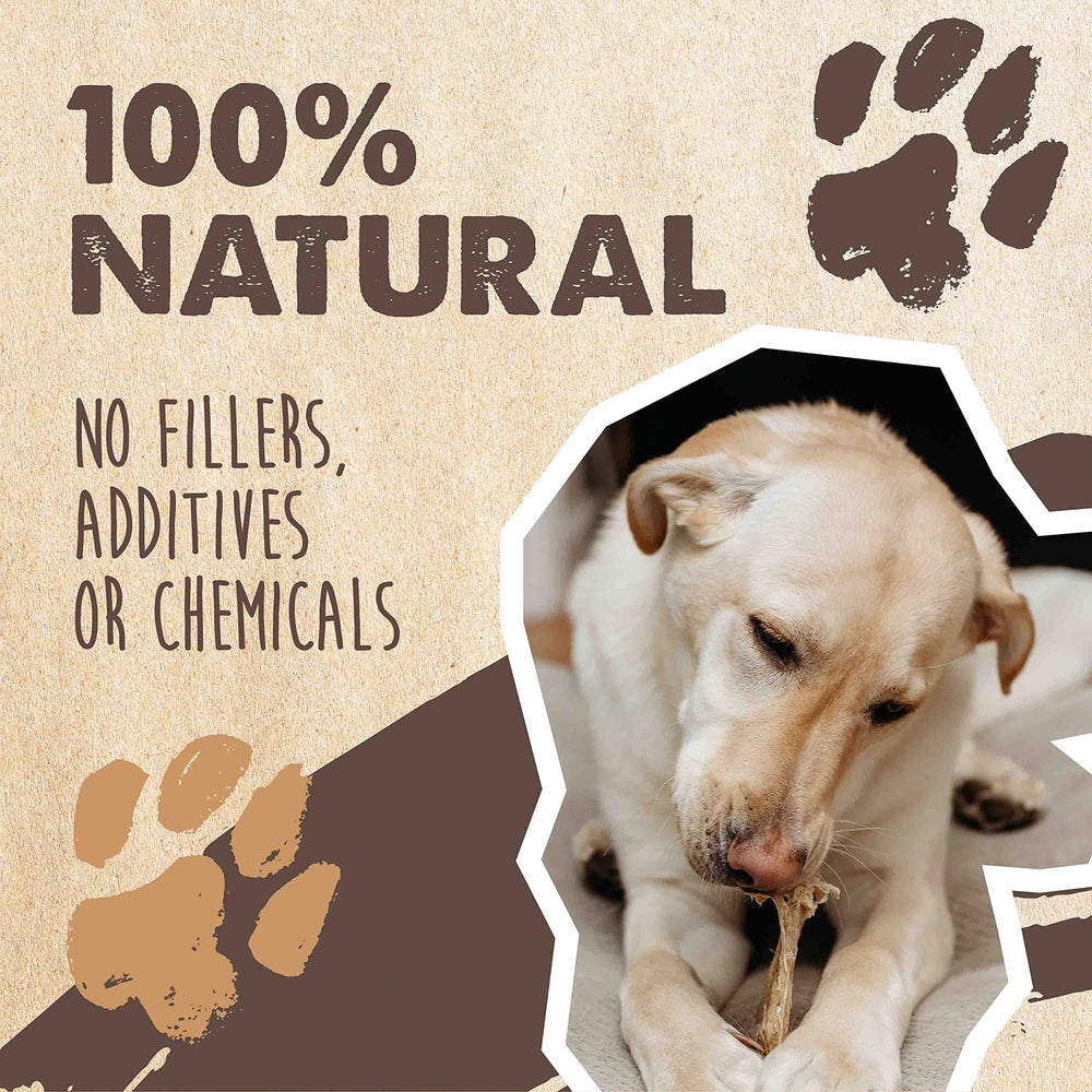 Mighty Paw Oreilles vache ingredients-uniques, seul ingrédient 100% naturel.