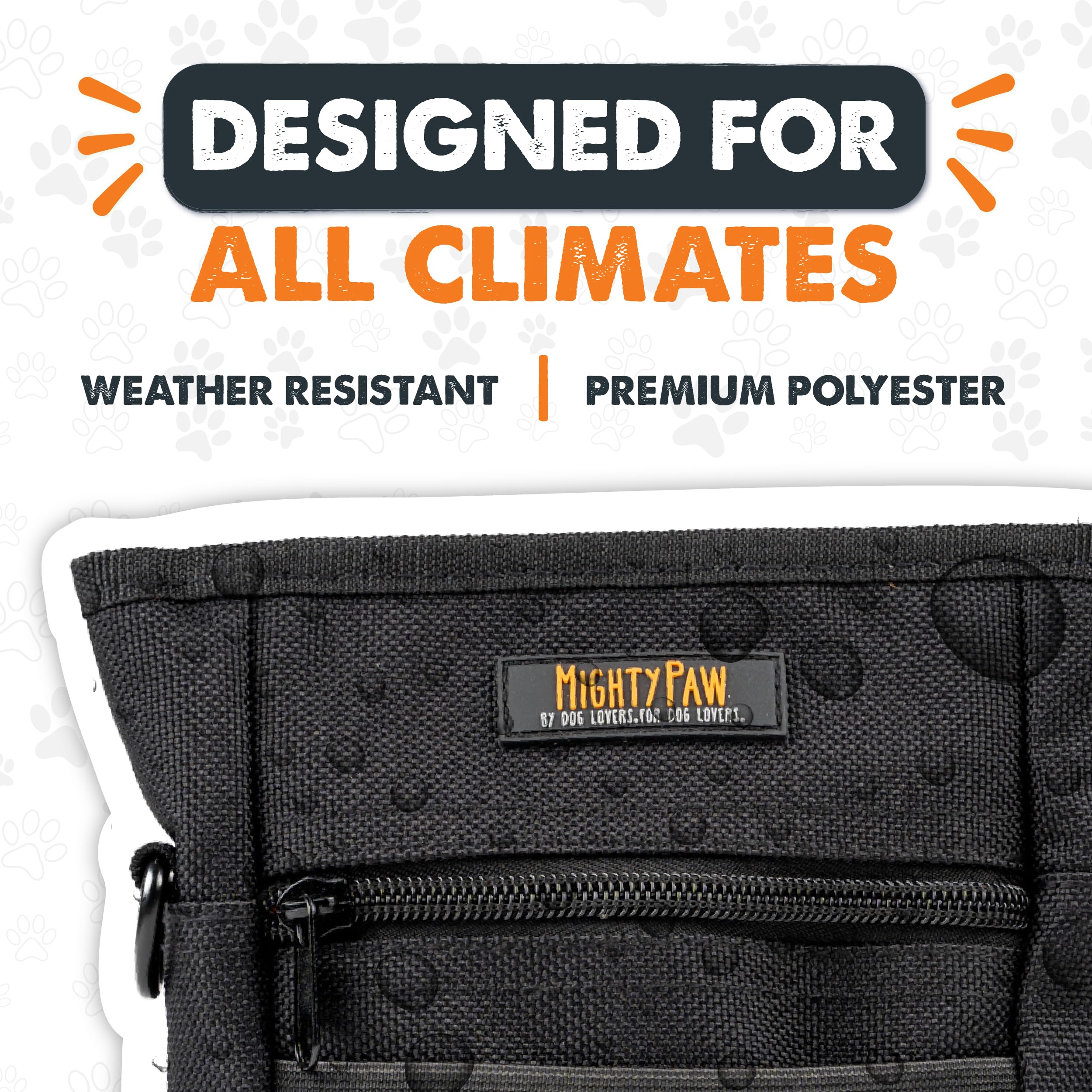 Mighty Paw utilisation mains libres lors des promenades et exercices.