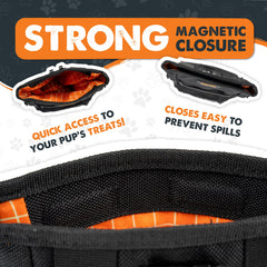 Sac Mighty Paw avec sangle reglable porté à l'épaule pour plus de confort.