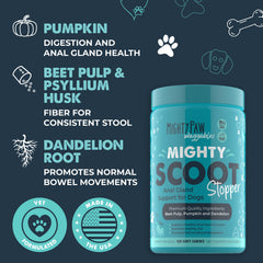 Mighty Scoot, friandises saveur bacon : administration facile