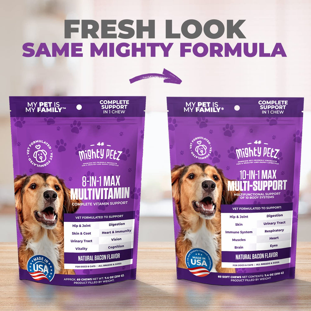 Mighty Petz MAX bouchée immunité pour chiens actifs.