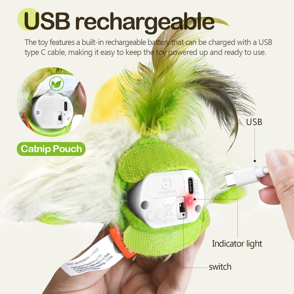 Migipaws batterie rechargeables via port USB-C inclus