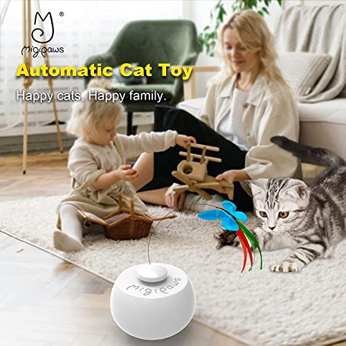 Migipaws capteur tactile intelligent: jeu réactif dès que le chat touche.